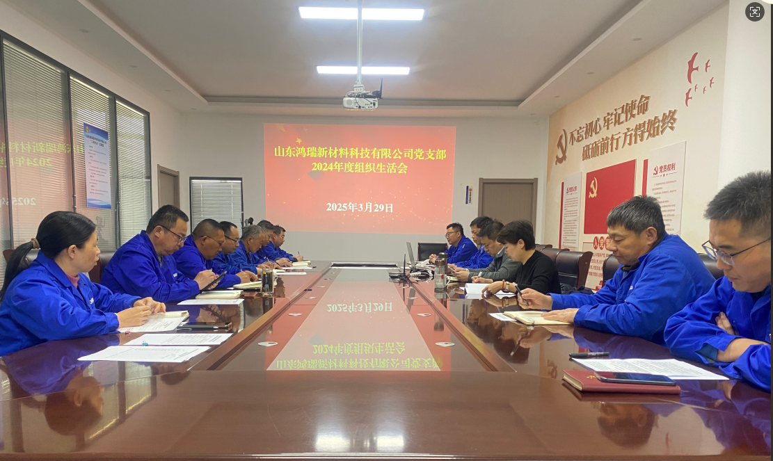 2025年3月29日公司黨支部組織召開(kāi)組織生活會(huì)
